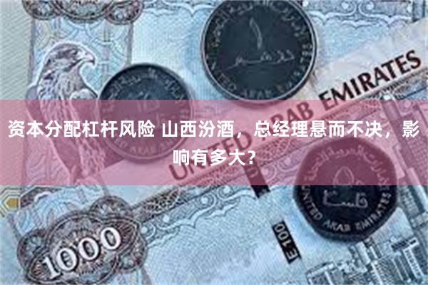 资本分配杠杆风险 山西汾酒，总经理悬而不决，影响有多大？